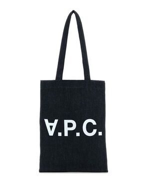 A.P.C. Blue Denim Tote Bag Laure Indigo Tote